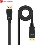 NANOCABLE 10.15.2500 DisplayPort kabel 0,5 m Zwart