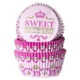 House of Marie Cupcake Vormpjes Sweet Sixteen - pk/50