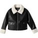 Guess Veste en cuir PU et sherpa fille