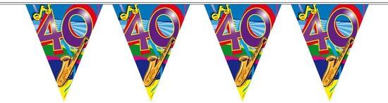 Folat 40 Jaar Slinger Swirls - 10 meter