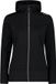 CMP Sweat à capuche femme avec capuche fixe Noir