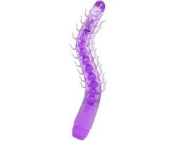 BAILE ROTATIONS Flexi Vibe Sensual Spine Bendable Vibrating Purple 23.5 Cm