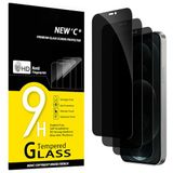 NEW'C 3 Stuks Privacy Screen Protector voor iPhone 12 Pro Max (6,7 inch)