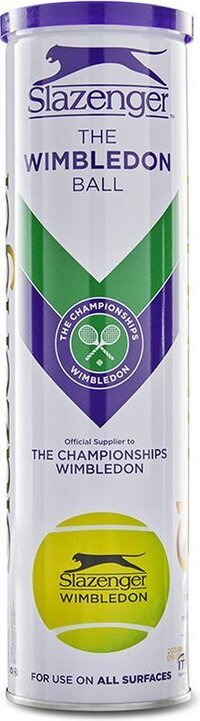 Slazenger Wimbledon 4Tin Tennisballen