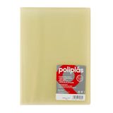 Grafoplas Polyplas Map met kunststof hoezen, 50 transparante hoesjes, DIN A4, zacht geel