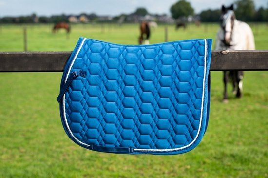 HB Zadeldek Showtime Velvet Veelzijdig - Full - turkish blue