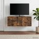 Maison Exclusive - Meuble TV mural 59,5 x 41 x 30 cm chêne fumé bois d'ingénierie