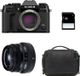 FUJIFILM X-T50 SCHWARZ + 35mm f/2 WR + Tasche + 8 GB SD-Karte