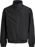 JACK&JONES JJEPARKER SOFTSHELL BOMBER SN Heren Zwart XS