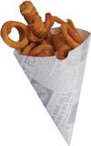 Colpac biologisch afbreekbare friteszakken met krantenprint