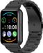 Strap-it Stalen Smartwatch bandje - Geschikt voor Huawei Watch Fit 2 - Zwart