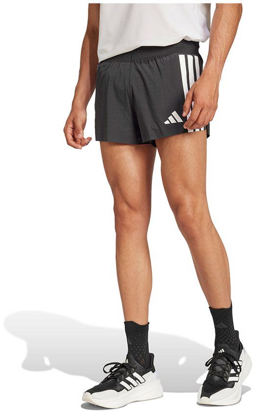 Adidas Adizero Split 3" Hardloopbroek Zwart L Heren