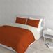 Italian Bed Linen Natural Color Doubleface dekbedovertrek, aarde/crème, dubbel