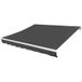 Toile d'auvent anthracite 5x3 m