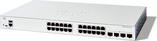Cisco C1300-24T-4G Managed L2/L3 Gigabit Ethernet Netwerk Switch
