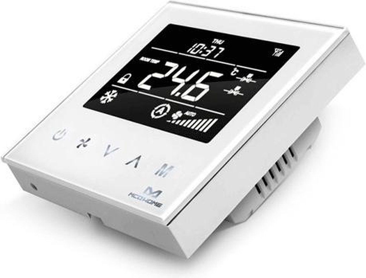 MCO Home Thermostaat Voor 4 Pijps Ventilator Wit - 6928954202001