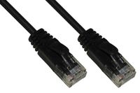 LINK Netsnoer, categorie 6, niet-afgeschermd, UTP, kleur: zwart, halogeenvrij, 7,5 m