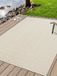 the carpet Kansas – weerbestendig buitenkleed in jute-look, robuust & onderhoudsvriendelijk, crème 80 x 250 cm