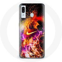 Nike Hoesjes voor Samsung Galaxy A20 Kleurrijke Painting Maniacase