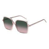 Hugo Boss BOSS 1524/S Roze Vierkant Kunststof Vrouwen Zonnebril