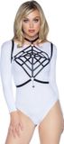 Leg Avenue Spiderweb Body Harness Dames Zwart