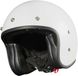 Peroz Filus Wit Metallic Jethelm - Helm