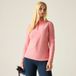 REGATTA Dames Sweethart Marl Half Zip Fleece Roze S