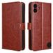 CMF Phone 1 Étui portefeuille avec fermeture magnétique - Marron