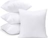 Utopia Bedding Coussins décoratifs 55×55, set de 4, pour lit et canapé