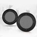 ZenithVibe Housse d'enceinte pour haut-parleurs de voiture de 10 cm (4 pouces) - Métal, ABS, Noir, set de 2
