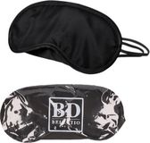 Bellatio Design Masques de sommeil - 9x - Noir