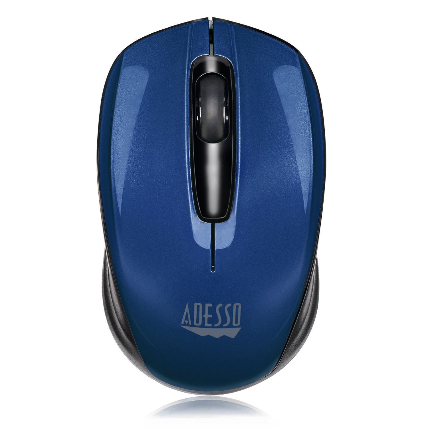 Adesso iMouse S50 - Draadloze Muis - 1200 DPI - Zwart/Blauw