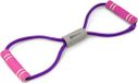 Hop-Sport Fitness Expander – 8-vormige Borstweerstandsband met Schuimhandvatten voor Thuistraining – Lila
