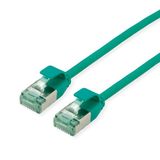 ROLINE RM U/FTP DataCenter Patchkabel Cat.6A (Class EA), Slim, groen, 1m