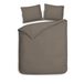 Heckett & Lane Banda - Housse de couette - Lits jumeaux - 260x200/220 cm - Taupe