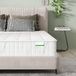 Matelas en mousse 150x190 cm, medium fermeté, blanc