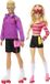 Barbie Fashionistas-box met poppen en accessoires voor rolschaatsen, model HXK90