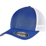 Flexfit Urban Classics 360 OMNIMESH 2-TONE Flexfit pet - L/XL - Blauw/Wit