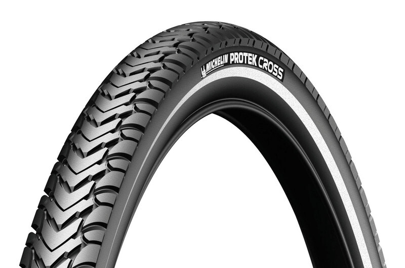 Michelin Protek Cross Fietsband 26"" draadband Reflex zwart