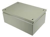 RS PRO Stalen installatiedoos RAL 7032 IP66, BxDxH 300mm x 200mm x 120mm