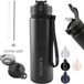 'D RVS Thermosfles 800 ml Zwart