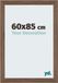 yd. Your Decoration Fotolijst 60x85 cm MDF Walnoot Donker Mura