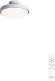 Create - Stille 56W bladloze plafondventilator Ø50 cm met LED-licht en afstandsbediening