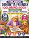 Low Vision Dementia-Friendly Coloring Book for Seniors