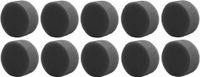 Haza Ecologisch grimeer sponsje - 10x - rond - antraciet