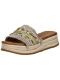 Blowfish Malibu Miami Platform Slide Sandaal voor dames, Beige, 37 EU
