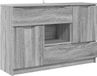 vidaXL Dressoir Grijs Sonoma 100 x 30 x 65,6 cm Bewerkt Hout