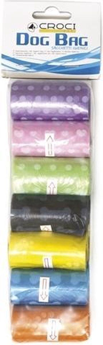 Croci poepzakjes met print assorti 14x20 st