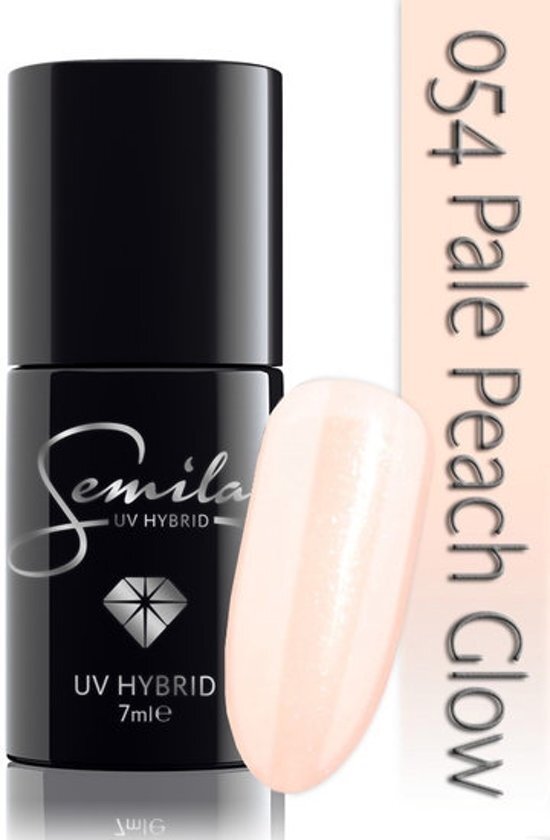 SEMILAC 054 UV Hybrid Pale Peach Glow 7 ml