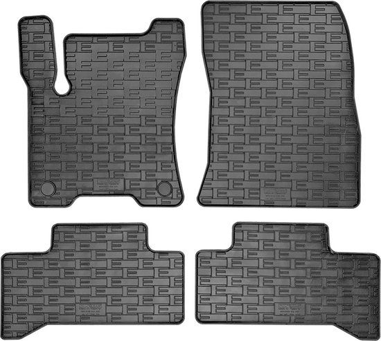 Rubber matten Mercedes EQA (H243) 2021- | Zwart | Rubber | Clips
